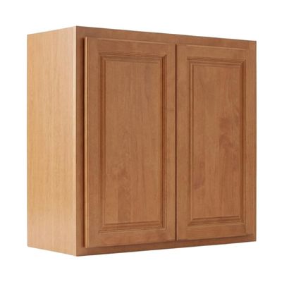 ONESTOCK Raised Panel Wall Cabinet - Ready to Assemble, Perfect for Kitchen, Laundry, and Bathroom Storage - 30W x 30H x 12D