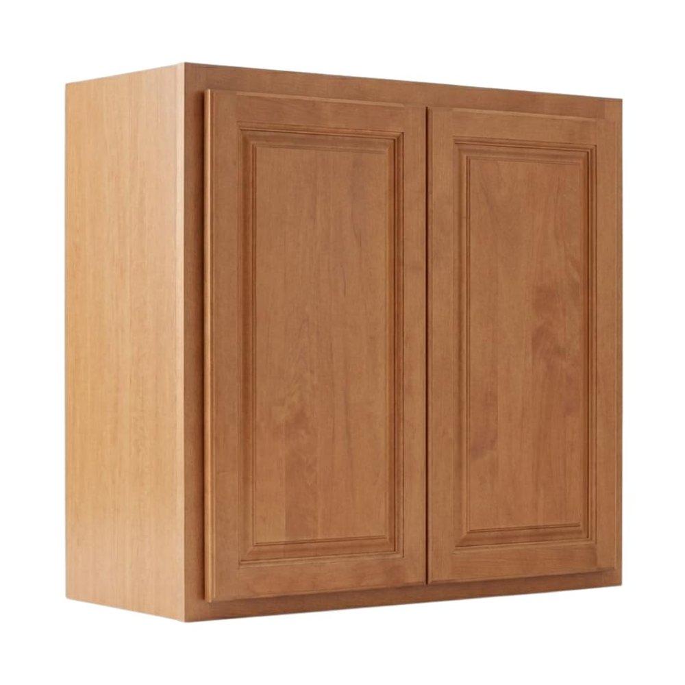 ONESTOCK Raised Panel Wall Cabinet - Ready to Assemble, Perfect for Kitchen, Laundry, and Bathroom Storage - 30W x 30H x 12D