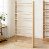 Behind The Door Bookshelf,Behind The Door Storage For Toys And Books,Narrow Thin Bookshelf With Open Display Shelves,Space Saving, Anti-Tip,Book Shelf Organizer For Books(Walnut,31.5''/3 Tier) view 1