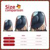 DUWAA Cartoon Pigeon Print Christmas Drawstring Gift Bag, Gift Wrapping Bags With Rope For Christmas Party Supplies view 4