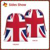 DUWAA British Flag Print Christmas Drawstring Gift Bag, Gift Wrapping Bags With Rope For Christmas Party Supplies view 3