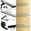 MLYAYE High Reach Window Cleaning Kit with Microfiber Cloths & Squeegee, Multi-Use Telescopic Window Washing Equipment for Glass/Mirrors/Smooth Wall/Porch Ceiling(49FT/15meter) view 3