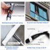 MLYAYE High Reach Window Cleaning Kit with Microfiber Cloths & Squeegee, Multi-Use Telescopic Window Washing Equipment for Glass/Mirrors/Smooth Wall/Porch Ceiling(49FT/15meter) view 4