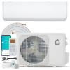 9000 BTU Mini Split AC/Heating System, 19 SEER2 Inverter Split System Air Conditioners, Ductless Wall Mount Heat Pump, AC Unit Cool Up to 450 Sq. ft, Installation Kits, 115V, for Home,Office view 1