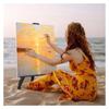 QYAAUPMMP Easy Folding Easel Stand - Adjustable Metal Tripod Artist With Carry Bag (Tabletop/Floor Use) view 4