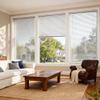 No Drill Mini Blinds Blackout Cordless Venetian Blind No Tools 1 Inch Aluminum Blinds U-Shaped Window Shades for Office, Home.White,17 3/4''W x 47''H view 2