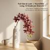 2-Pack Real Touch Artificial Orchid Branch, 12 Heads Faux Phalaenopsis for Home Office Floral Indoor Outdoor Decor(Pink) view 4