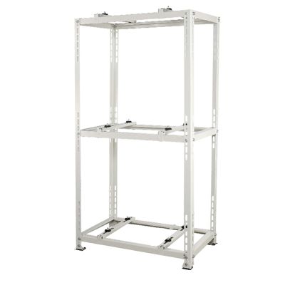 3 Levels Air Conditioner Support Bracket, Adjustable Anti Vibration Mini Split Stand, Mounting Bracket, Steel Materials, Used in Ductless Mini Split, Heat Pump(80x40x150cm/31x16x59in)