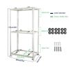 3 Levels Air Conditioner Support Bracket, Adjustable Anti Vibration Mini Split Stand, Mounting Bracket, Steel Materials, Used in Ductless Mini Split, Heat Pump(80x40x150cm/31x16x59in) view 2
