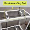 3 Levels Air Conditioner Support Bracket, Adjustable Anti Vibration Mini Split Stand, Mounting Bracket, Steel Materials, Used in Ductless Mini Split, Heat Pump(80x40x150cm/31x16x59in) view 4