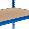 5 Tier Shelving Unit, 500 Lbs Per Shelf, 48" W x 18" D x 71" H Industrial Storage with Adjustable Steel Shelves for Garage, Warehouse, Kitchen, Pantry, Blue view 4