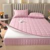 All-Inclusive Mattress Protector Queen Machine Washable Mattress Protector Full Size, Thickened Quilted Soft Bedcover Mattresss Cover King for Home, Hotel & Bedroom(Pink,140x200x35cm) view 1