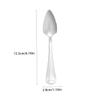 Hotainoys Stainless Steel Spoon Handle Jagged Fruit Spoon with Tooth Edge for Home Kitchen Scraping 4PCS Sliver Steel with Handle view 2