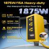 Iwister Outdoor Power Strip Weatherproof, 6 AC Outlets, 25FT Extension Cord view 2