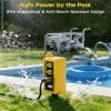 Iwister Outdoor Power Strip Weatherproof, 6 AC Outlets, 25FT Extension Cord view 3