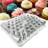 Aramox Piping Tips, Stainless Steel Cake Decorating Nozzles, 55 Pieces Set for DIY Baking and Icing Decor view 2