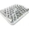 Aramox Piping Tips, Stainless Steel Cake Decorating Nozzles, 55 Pieces Set for DIY Baking and Icing Decor view 4