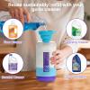 COOMYXIN Refillable Bottle for Swiffer Power Mop, 500ML / 17 FL.OZ Reusable Solution Container, with 6 Leak-Proof Seal & 1 Funnel,Simple Installation, Works with Any Cleaner view 4