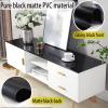 1.5 mm Black Dining Room Table Area Mat PVC Waterproof Tables Protector Waterproof 45x81Inch Desk Cover Protector Non-Slip Table Pad for Kitchen Living Room Garage Large Heat Resistant Mat view 2