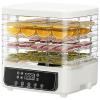 Food Dehydrator Machine, 5-Layer Electric Food Dehydrator, Adjustable Temperature & 72H Digital Timer, 360 Hot Air Circulation Compact Dryer for Meat, Fruits, Vegetables, Snacks & Pet Food view 1