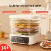 Food Dehydrator Machine, 5-Layer Electric Food Dehydrator, Adjustable Temperature & 72H Digital Timer, 360 Hot Air Circulation Compact Dryer for Meat, Fruits, Vegetables, Snacks & Pet Food view 3