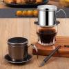 PILULY Stainless Steel Coffee Filter Reusable Pouring Over Drip Cup for Home Office Travel Vietnamese Coffee Dripper view 3