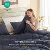 Oversized King Comforter, Super King Comforter Oversized, All Season Soft Quilt Down Alternative Duvet Insert with 8 Corner Tabs(120x98, Grey) view 4
