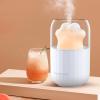 Brrnoo Portable Small Humidifier, USB Personal Mini Desktop Humidifier with Night Light, Cool Mist for Bedroom Desk Nightstand view 4