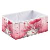 Bolaz Birds Flowers Balloons Closet Organizers Storage Cubes Storage Bins Shelf Baskets Containers for Home Room Office,Square view 2