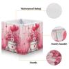 Bolaz Birds Flowers Balloons Closet Organizers Storage Cubes Storage Bins Shelf Baskets Containers for Home Room Office,Square view 4