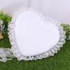 Lace Wedding Ring Pillow with Floral Design for Engagement Ceremony view 2
