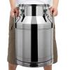 HAPPCUCOE 30L/7.93 Gallon Milk Can,Stainless Steel Milk Transport Cans with Lid,Wine Pail Bucket Oil Liquid Storage Barrel with 2 Handles Liquid Container for Milk Wine Oil Liquid view 1
