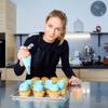 Stainless Steel Cake Flower Nail Set with Wooden Base, 3 Pieces view 4
