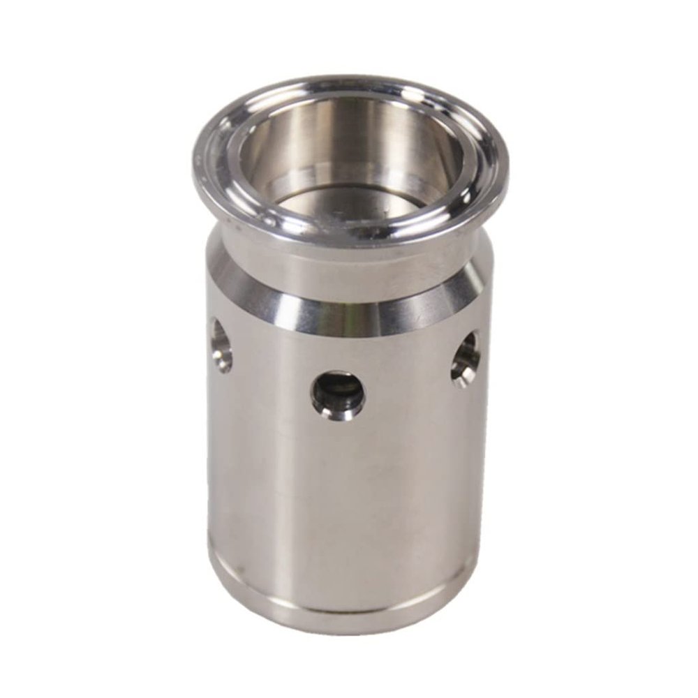 304SS Tri Clamp Ferrule Pressure Relief Valve, 1.5in Connection, 0-3 Bar for Gas Compressors & Pressure Cookers(64MM)