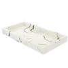 BESPORTBLE Marble Grain Sundries Storage Tray Tabletop Organizer Bathroom Vanity Tray for Cosmetics Jewelry and Toiletries Holder White Pattern view 1