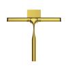 All-Purpose Shower Squeegee 10'' Golden Color Silicone Scrape Stainless Steel Handle Wiper Bathroom Mirror Glass Car(Golden 10inch) view 1