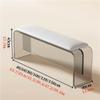EPZBUJF Acrylic Floating Stool with Cushion, Modern Entryway Shoe Changing Bench, Clear Long Bench for Bedroom, Doorway, Bed End Seating(Gray 2,80 * 30 * 45cm) view 2