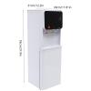 AKSDSGA Top Loading Water Cooler Dispenser for 5 Gallon Bottles, Electric Hot Water Dispenser with Child Safety Lock, Working Indicators & Bottom Storage for Home Office view 2
