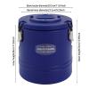15.9 QT Insulated Soup Container, Commercial Food Warmer for Hot or Cold, 15L Hot Box for Catering, Thermal Food Jar with 3 Buckles and Handles, Stainless Steel Lining with Lid, 6H Insulation Time view 2
