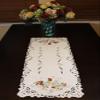 Easter Holiday Chicken Rooster Egg Embroidered Tablecloth Table Placemat Runner 2 Pcs 14x20 Fabric Table Runner for Home Holiday and Everyday Table Styling Elegant Dining Accent Home Decor view 3
