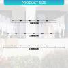 YUSHENYI Clothesline Post High Strength Outdoor Clothesline Stand Stainless Steel Construction Height-Adjustment to 1.8m Detachable Drying Rack Stand view 3