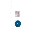 YUSHENYI Clothesline Post High Strength Outdoor Clothesline Stand Stainless Steel Construction Height-Adjustment to 1.8m Detachable Drying Rack Stand view 4