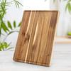 24X18 Inch Extra Large Acacia Wood Cutting Board, Thick Durable Wooden Chopping Board for Meat/Vegetables, Multipurpose Kitchen Serving Platter & Heat Resistant Trivet view 4