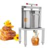 3.5 Gal Stainless Steel Fruit Wine Press, Fruit Press for Wine Making Cider Press Bucket with Height Adjustable & Removable Juice Outlet, Manual Fruit Press Hydraulic for Honey Fruits Vegetables Oil view 1