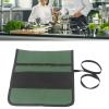 Acouto DoubleLayer Roll Bag with 4 Pockets for Chefs | Portable Cutlery Carrier for Cooking Tools view 2