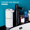 Automatic Soap Dispenser, 12oz Touchless Foaming Soap Dispenser, USB Rechargeable, 4 Adjustable Levels, Waterproof,Kitchen Gadgets, Home Essentials Hand Wall. (Black) view 2