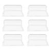 6 Pcs Clear Chafing Dish Covers, Half Size Roll Top Cover, Clear Display Cover for Hotels, Restaurants, Banquets, Parties, Picnics13 10.63 7.08in view 1