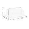 6 Pcs Clear Chafing Dish Covers, Half Size Roll Top Cover, Clear Display Cover for Hotels, Restaurants, Banquets, Parties, Picnics13 10.63 7.08in view 2