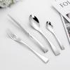 24pcs silverware set for 6, modern stainless steel flatware utensils cutlery set, minimalist fork kinfe spoon sets, mirror polished, gift package for wedding housewarming birthday view 1
