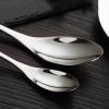 24pcs silverware set for 6, modern stainless steel flatware utensils cutlery set, minimalist fork kinfe spoon sets, mirror polished, gift package for wedding housewarming birthday view 4